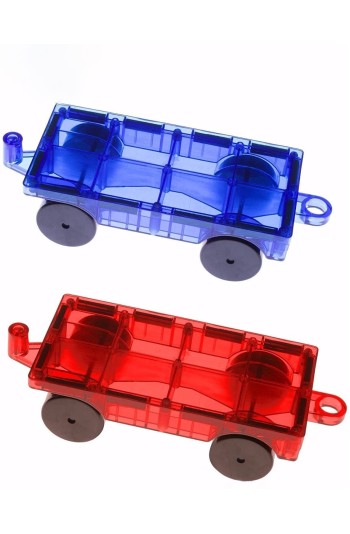 MagBlock 3D Magnet Lego Araba Takımı / 2 Set Araba / Çocuklar İçin Eğitici Oyuncak