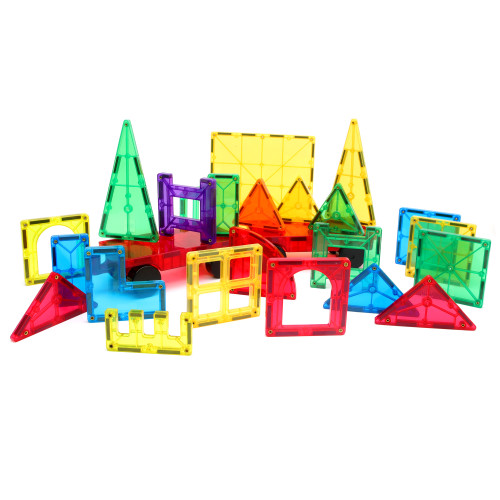 Magblock 108 Parça Manyetik Yapı Blokları - Çocuklar İçin Eğitici - Geliştirici Oyun Seti